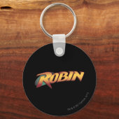 Robin Name Logo Schlüsselanhänger (Vorderseite)