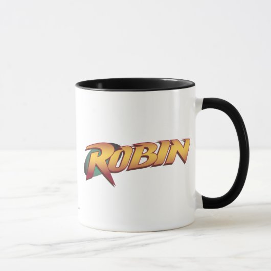 Robin Name Logo Tasse (Rechts)