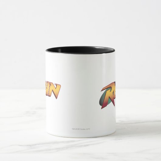 Robin Name Logo Tasse (Zentrum)