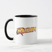 Robin Name Logo Tasse (Links)