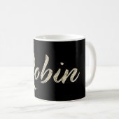Robin Name whitegold Tasse Teetasse Kaffeetasse (VorderseiteRechts)