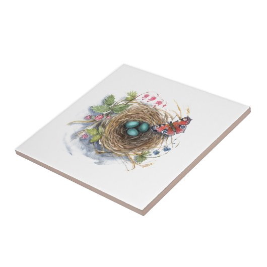 Robin Nest Fliese (Seite)