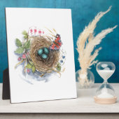 Robin Nest Fotoplatte (Seite)