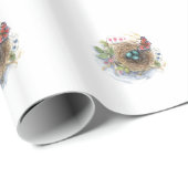 Robin Nest Geschenkpapier (Rolleneckpunkt)