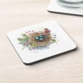 Robin Nest Getränkeuntersetzer (Linke Seite)