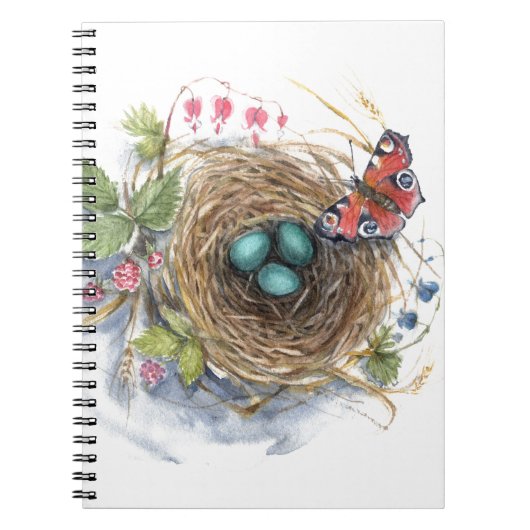 Robin Nest Notizblock (Vorderseite)