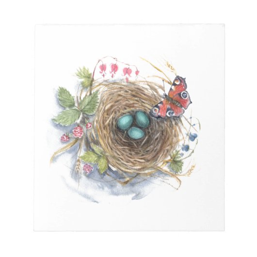 Robin Nest Notizblock (Vorderseite)