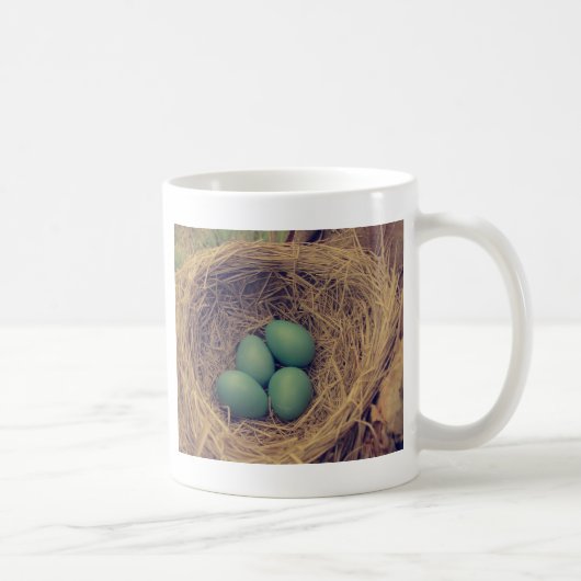 Robin Nest und Eier Kaffeetasse (Rechts)