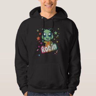 ROBIN - Niedlicher Name des Jungen mit niedlicher  Hoodie
