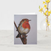 Robin Note Card Karte (Gelbe Blume)