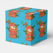 Robin on Postbox Geschenkschachtel (Rückseite)