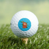 Robin on Postbox Golfball (Insitu T-Shirt)