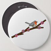 Robin on Sakura Button (Vorne & Hinten)