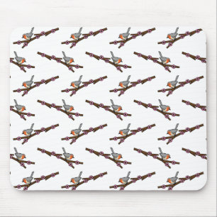 Robin on Sakura Mousepad