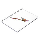 Robin on Sakura Notizblock (Linke Seite)
