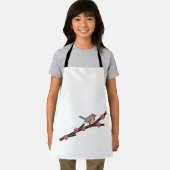 Robin on Sakura Schürze (Insitu)