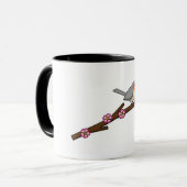 Robin on Sakura Tasse (Vorderseite Links)