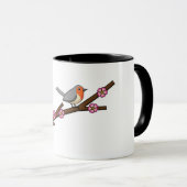 Robin on Sakura Tasse (VorderseiteRechts)