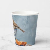 Robin - Papiergruppen Größe 236 ml Papiercup Pappbecher (Rückseite)