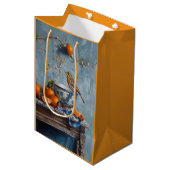 Robin - Papiertasche Mittlere Geschenktüte (Vorderseite Schrägansicht)