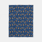 Robin Party Fleece Blanket (Marine) (Vorderseite)