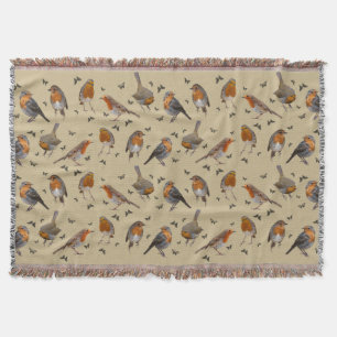 Robin Party Wurfdecke (Gold) Decke
