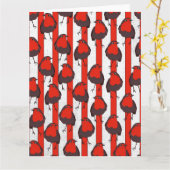 Robin Pattern Karte (Gelbe Blume)