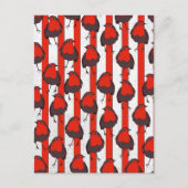 Robin Pattern Postkarte (Vorderseite)