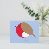 Robin Postcard Postkarte (Stehend Vorderseite)