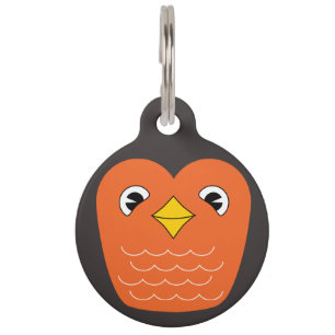 Robin Red Brust pet ID Tag Tiernamensmarke