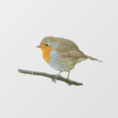 Robin Redamming Window Clying Fensteraufkleber (Blatt)