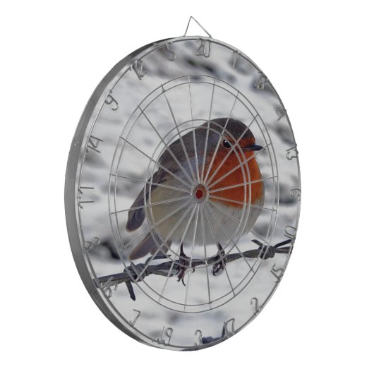 Robin RedBrust Dartscheibe (Vorderseite Links)