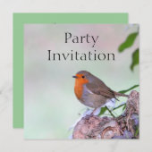 Robin Redbrust Einladung (Vorne/Hinten)