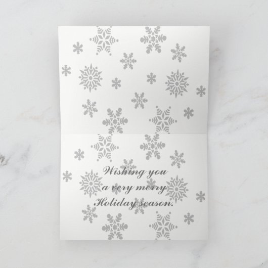 Robin RedBrust. Feiertagskarte (Innenseite)