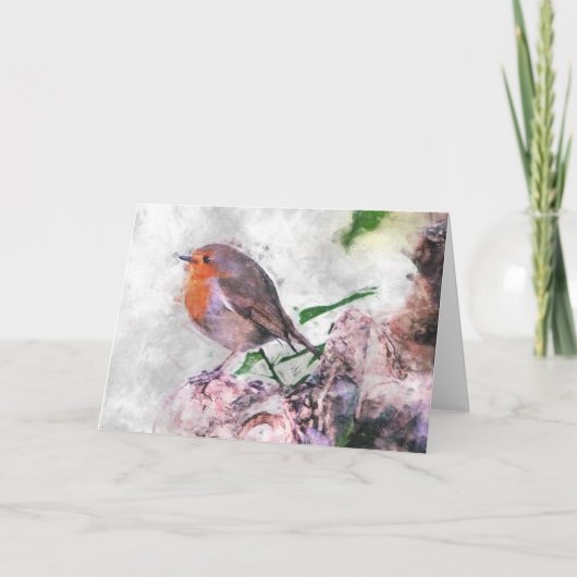 Robin RedBrust Karte (Vorderseite)