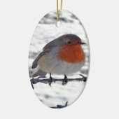Robin RedBrust Keramikornament (Links)