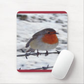 Robin RedBrust Mousepad (Mit Mouse)