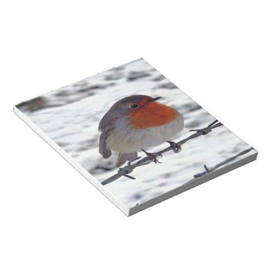 Robin RedBrust Notizblock (angewinkelt)