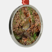 Robin RedBrust Ornament Aus Metall (Rechts)