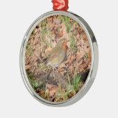 Robin RedBrust Ornament Aus Metall (Links)