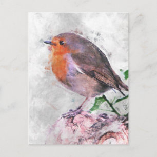 Robin RedBrust Postkarte