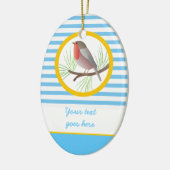 Robin RedBrust-Sonderschmuck Keramikornament (Links)