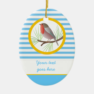 Robin RedBrust-Sonderschmuck Keramikornament