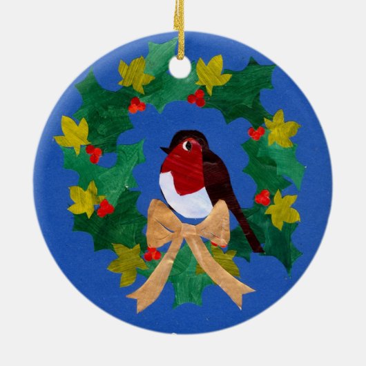 Robin Redristian Weihnachtsschmuck (Hinten)