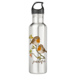 Robin Redust Birds Personalisiert Travel Mug Edelstahlflasche