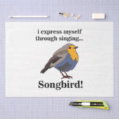 Robin Redust Songbird Seidenpapier (Handwerk)