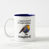 Robin Redust Songbird Zweifarbige Tasse (Links)