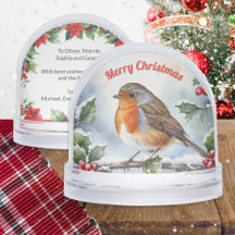 Robin Redust Watercolor Weihnachten Personalisiert