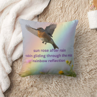 Robin Regenbogen Kissen