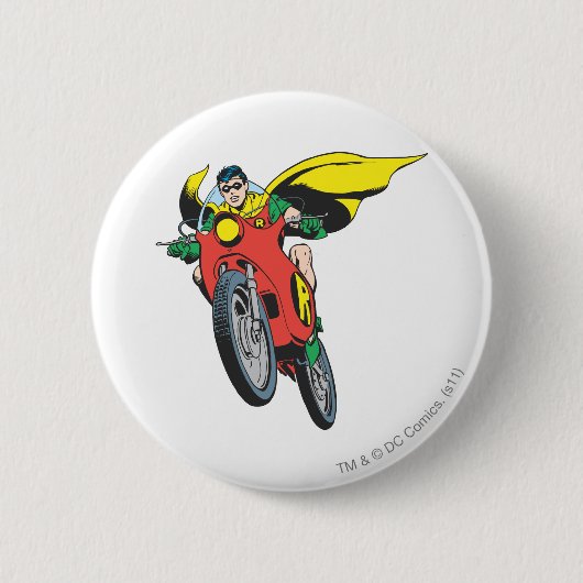 Robin Rides 2 Button (Vorderseite)